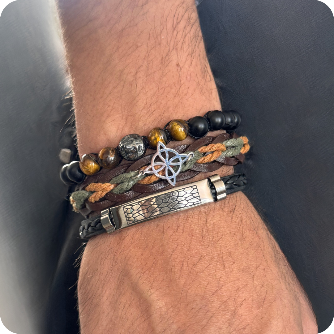 Pulsera Nudo de bruja para hombre
