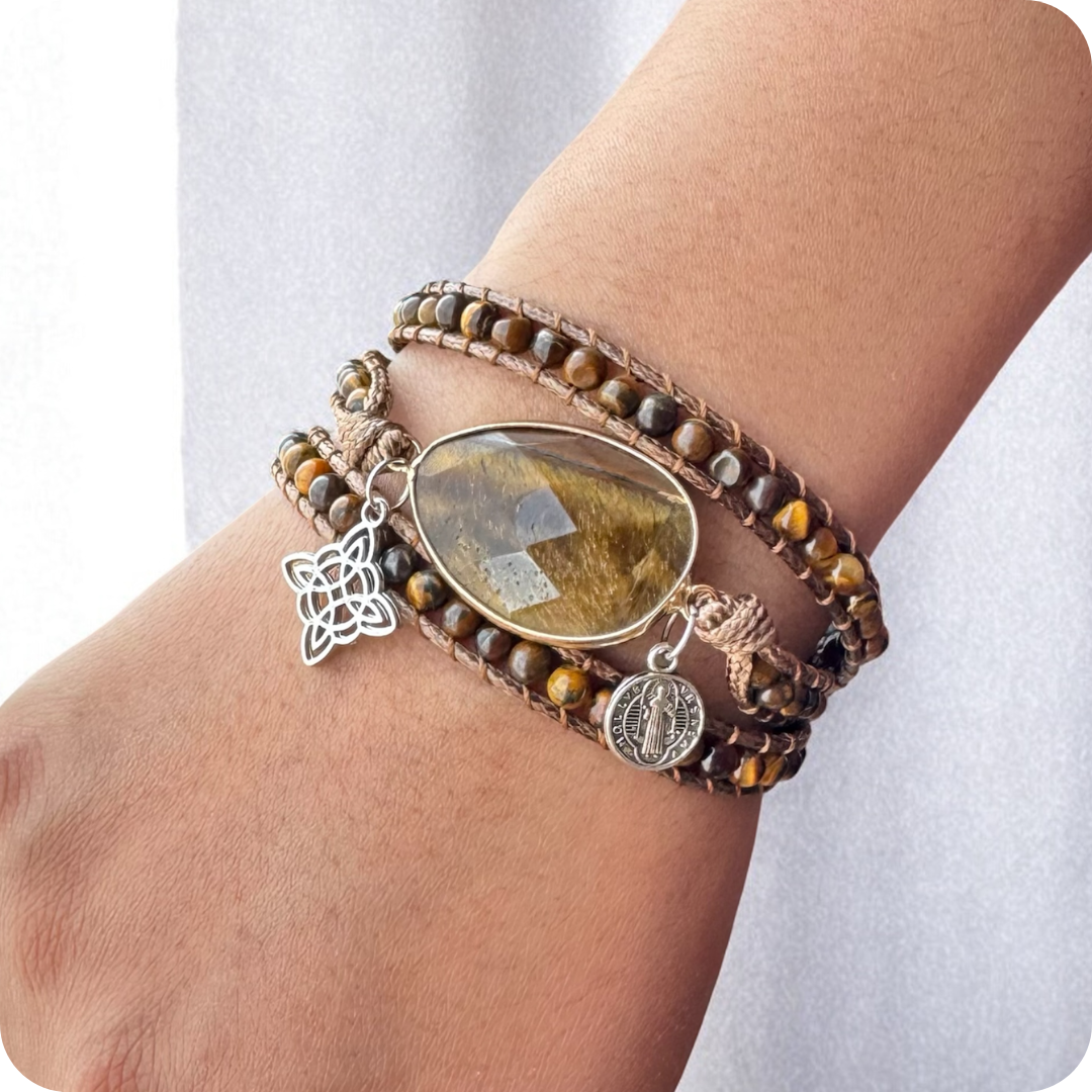Pulsera muralla de protección