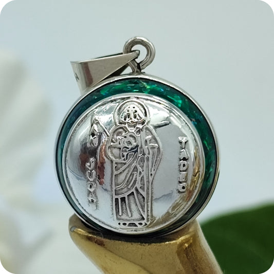 Llamador San Judas Tadeo plata .925