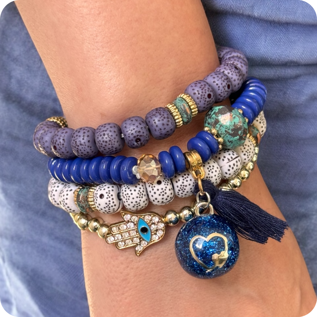 Pulsera corazón de protección