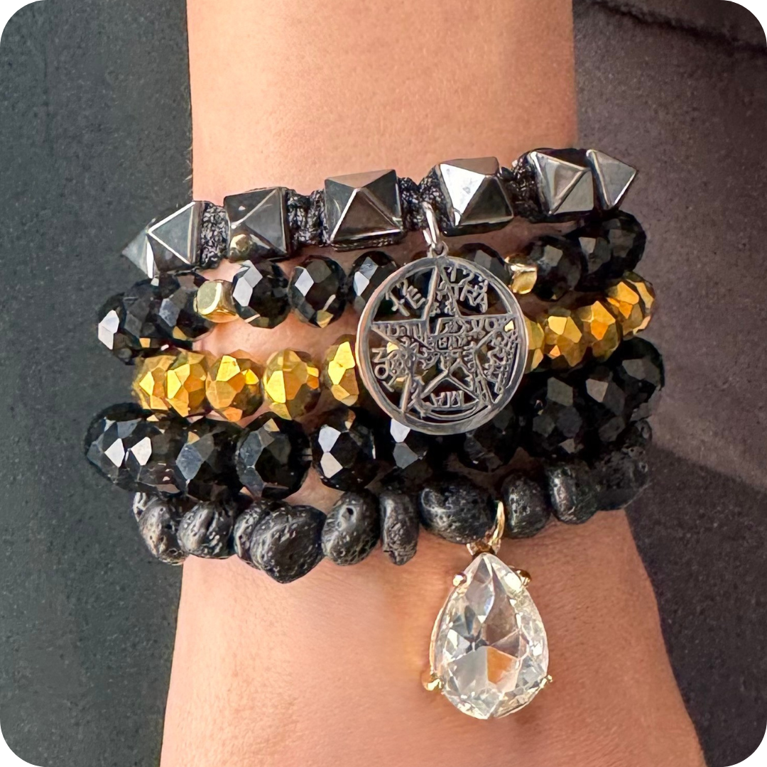 Pulsera escudo de tetragrámaton