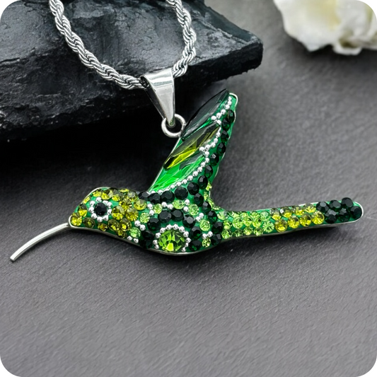 Colibrí sanación plata .925