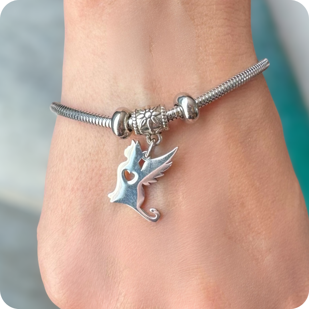 Pulsera gatito en el cielo