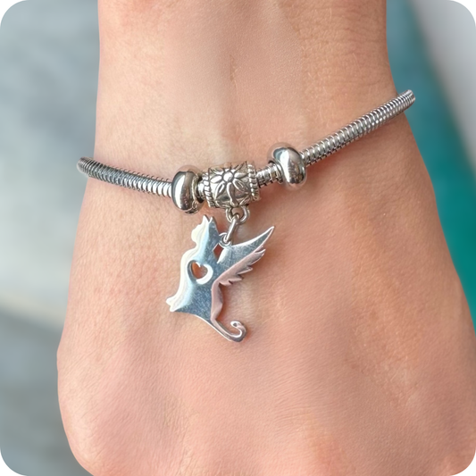 Pulsera gatito en el cielo