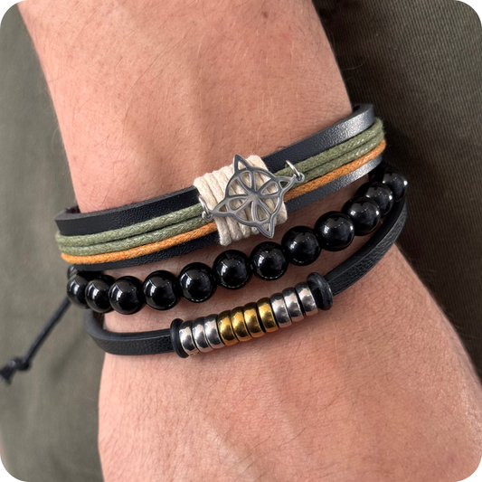Pulsera Nudo de bruja para hombre