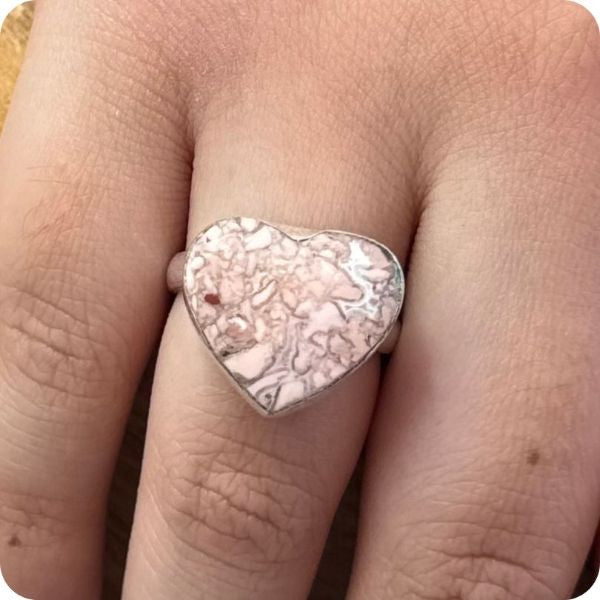 Anillo Corazón Roseta