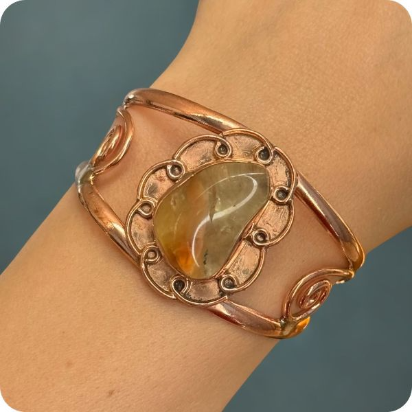 Brazalete citrino de abundancia